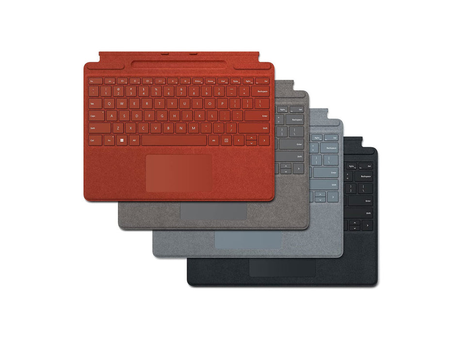 Microsoft Surface Signature Keyboard Surface Pro 8, or Surface Pro X Poppy Red, English / Arabic Layout | 8XA-00034