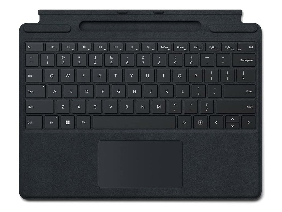 Microsoft Surface Pro 8 or Pro X - Signature Type cover - Black, English - Arabic