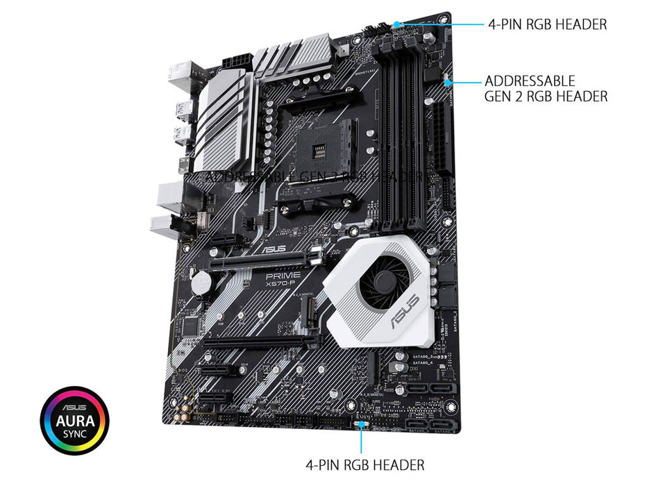 ASUS M/B PRIME X570-P AM4 Gaming Motherboard