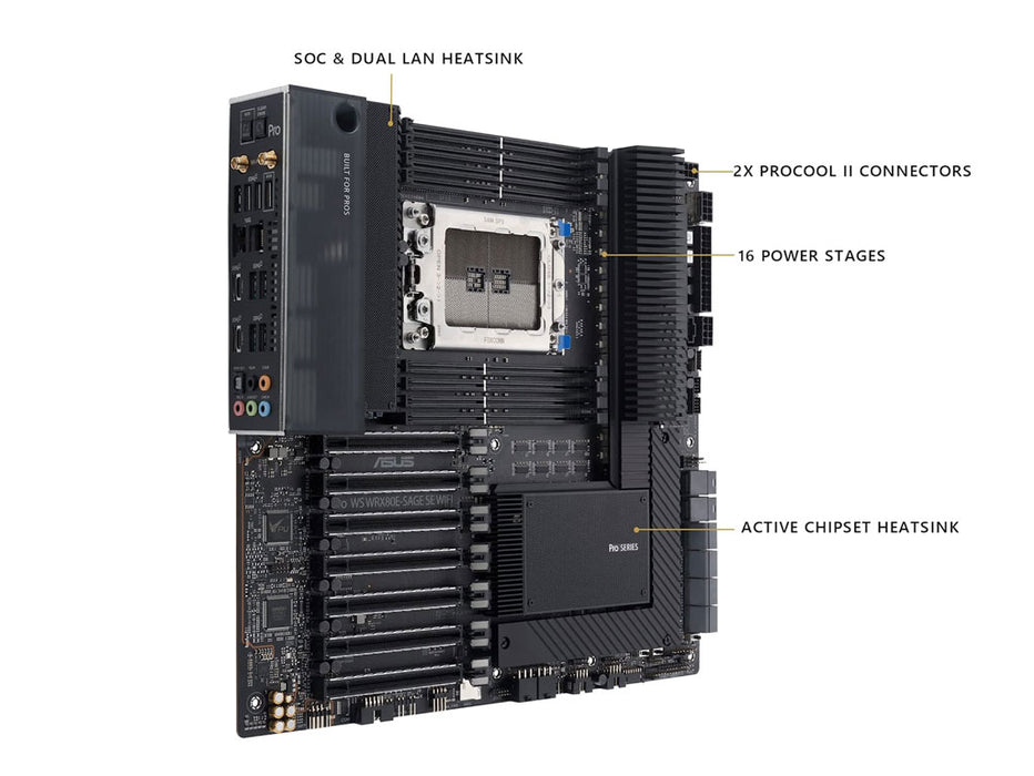 ASUS Pro WS WRX80E-SAGE SE WIFI Threadripper Motherboard