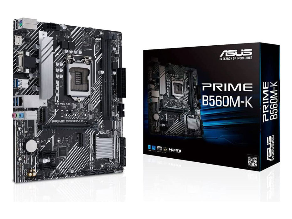 ASUS PRIME B560M-K LGA 1200 Gaming Motherboard