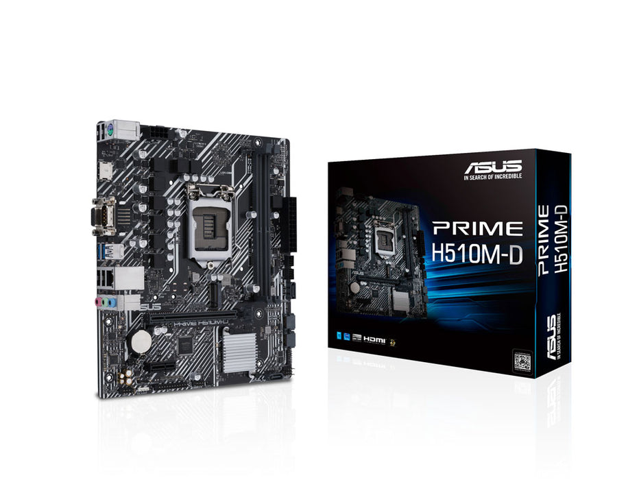 ASUS Prime H510M-D LGA 1200 Gaming Motherboard