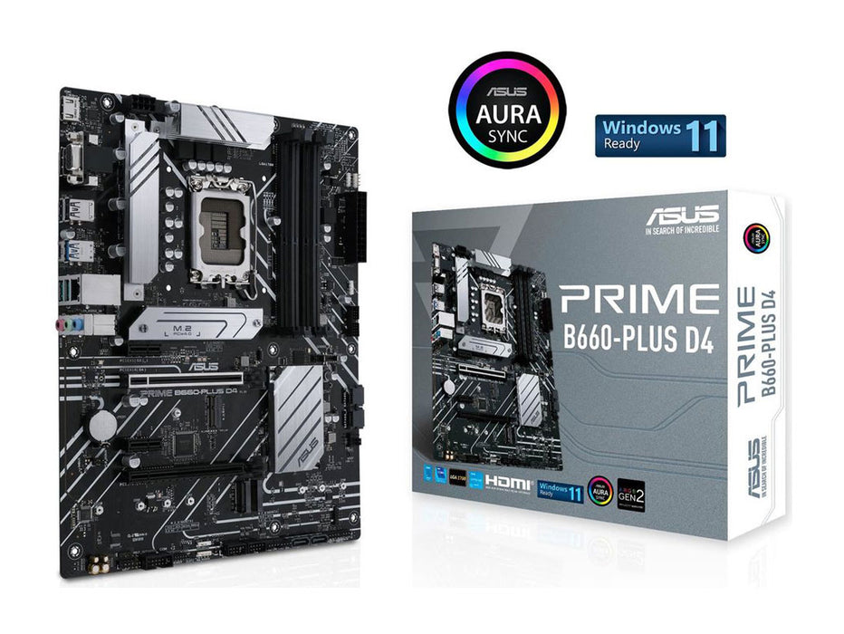 ASUS Prime B660-Plus D4 LGA 1700 Gaming Motherboard
