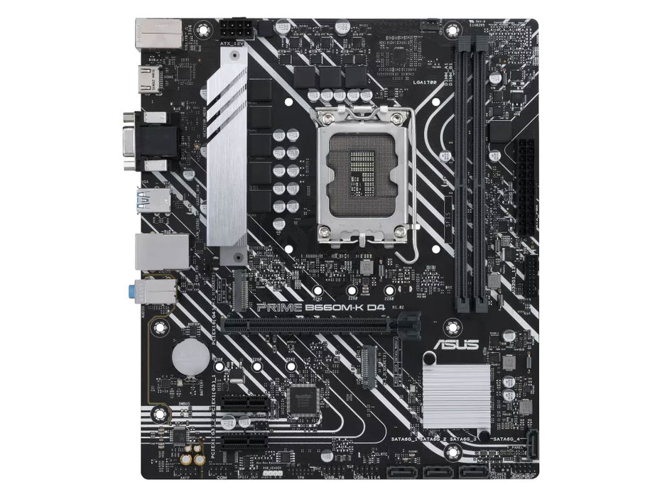 ASUS PRIME B660M-K D4 Gaming Motherboard | 90MB1950-M0EAY0