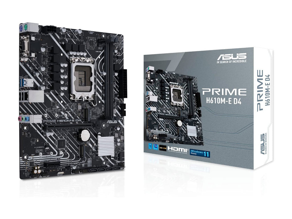 ASUS PRIME H610M-E D4-CSM LGA 1700 Gaming Motherboard