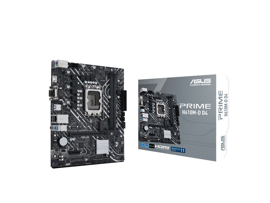 ASUS PRIME H610M-D D4 LGA 1700 Gaming Motherboard