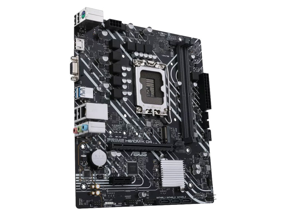 ASUS PRIME H610M-K LGA1700 Gaming Motherboard D4 | 90MB1A10-M0EAY0