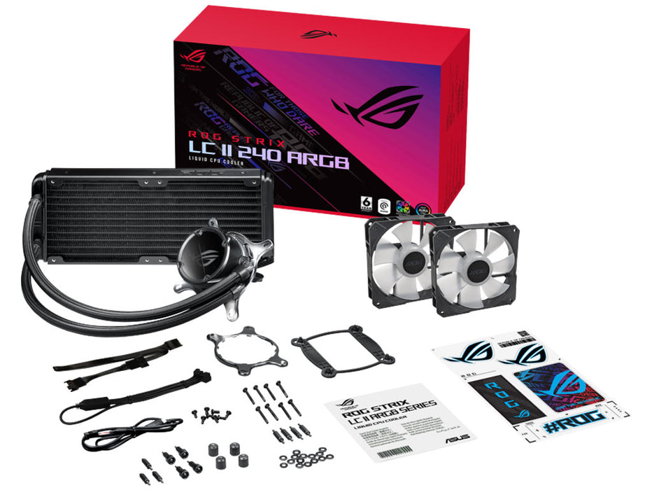 ASUS ROG STRIX LC II 240 ARGB AIO Cooler | 90RC00E1-M0UAY0