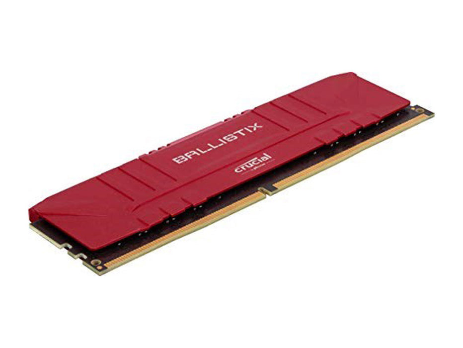 Crucial Ballistix Memory Kit 16GB(2x8GB) DDR4 Red Color CL16 2666MHz