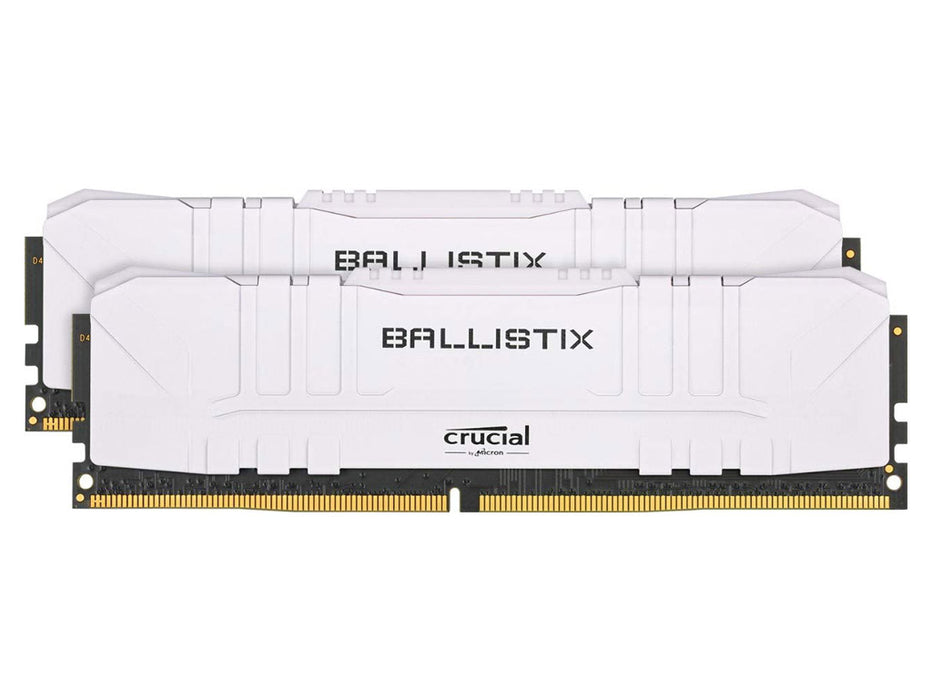 Crucial Ballistix Memory Kit 16GB(2x8GB) DDR4 White Color CL16 2666MHz