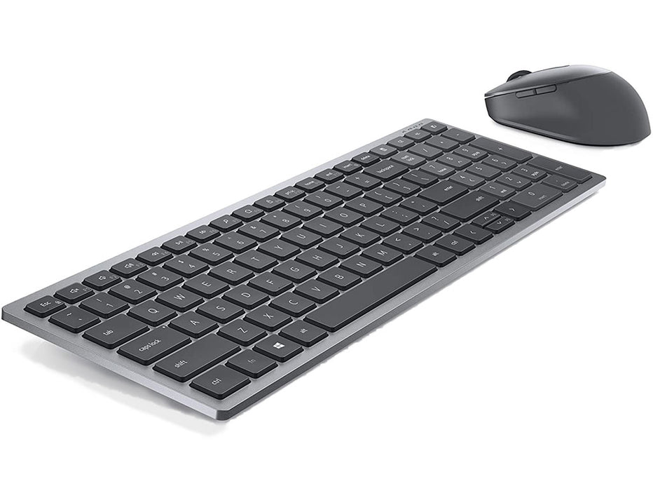 Dell KM7120W Arabic QWERTY Keyboard With Mouse Silver and Black