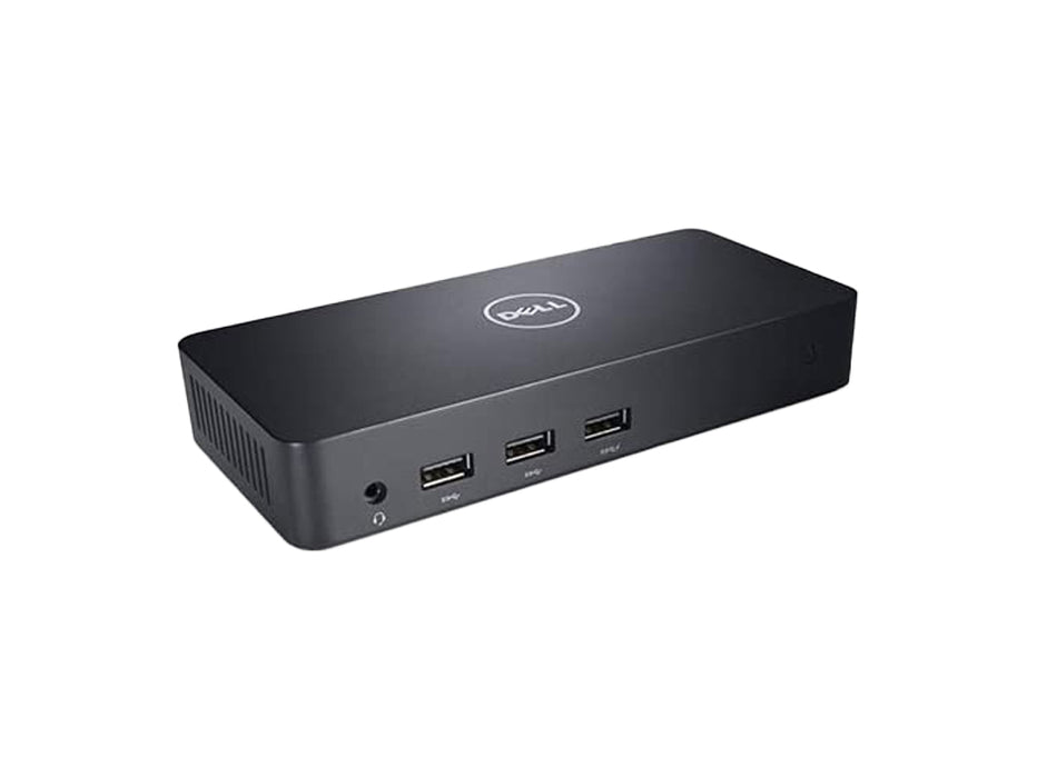 Dell D3100 Ultra HD USB 3.0 Docking Station UK Interface Black