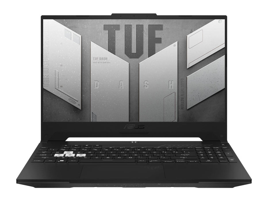 ASUS TUF Dash F15 Gaming Laptop, Intel 10 Core i7-12650H, 16GB 512GB SSD, 15.6 inch FHD 144Hz, NVIDIA RTX 3050Ti 4GB, Off Black | FX517ZE-ES73