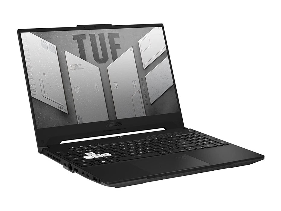 Asus TUF Dash 15 Gaming Laptop, Intel 10-Core i7-12650H, 16GB 512GB SSD, 15.6 Inch FHD 144Hz, RTX 3070 8GB , Win11, Off Black | FX517ZR-F15.I73070