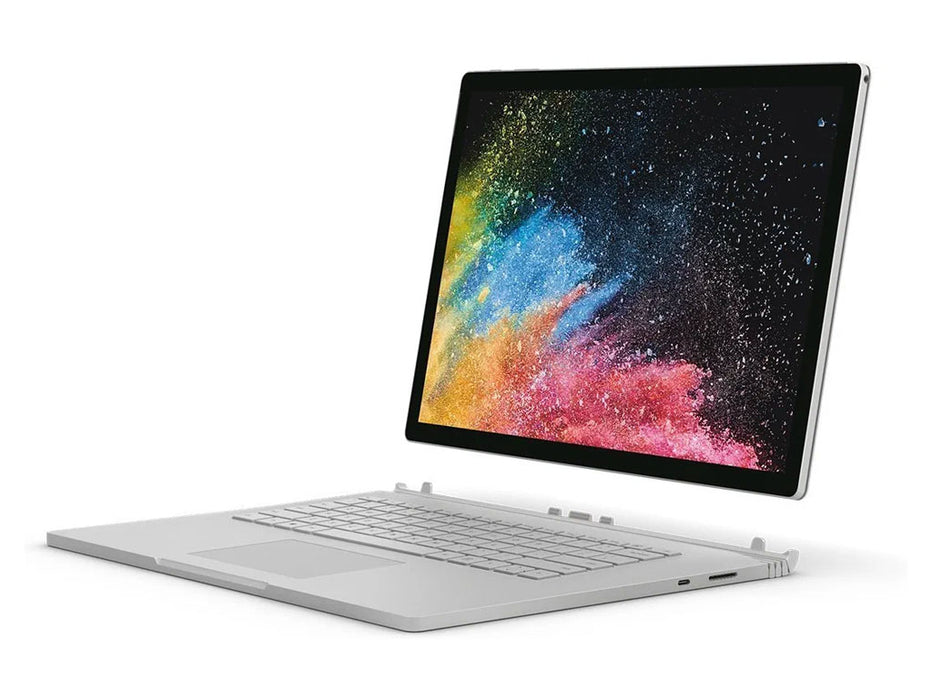 Microsoft Surface Book 2 Detachable keyboard 2-In-1 Tablet, i7-8650U, 8GB, 256GB SSD, 15 inch, GTX 1050 4GB, Windows 10 pro, Platinum | JHX-00001