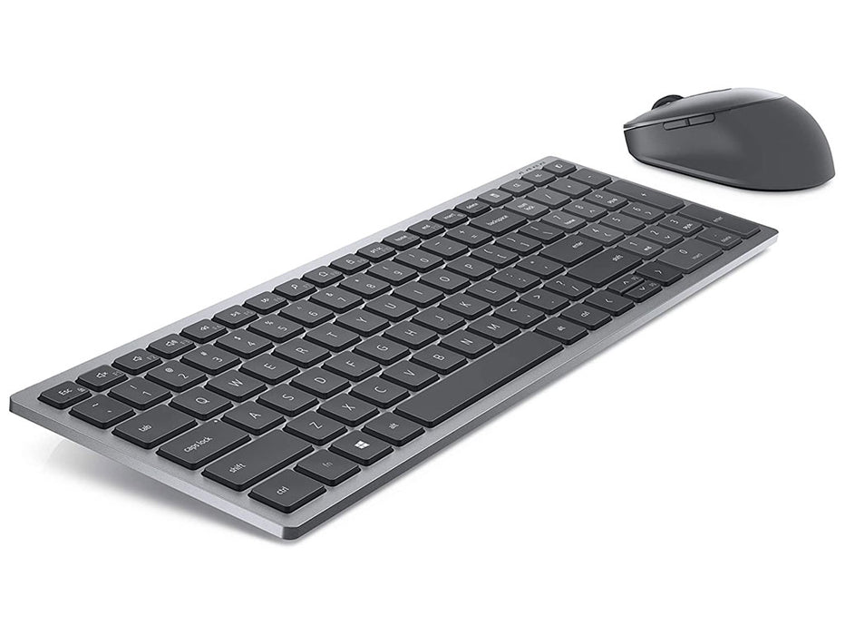 Dell KM7120W UK QWERTY Keyboard With Mouse Silver and Black