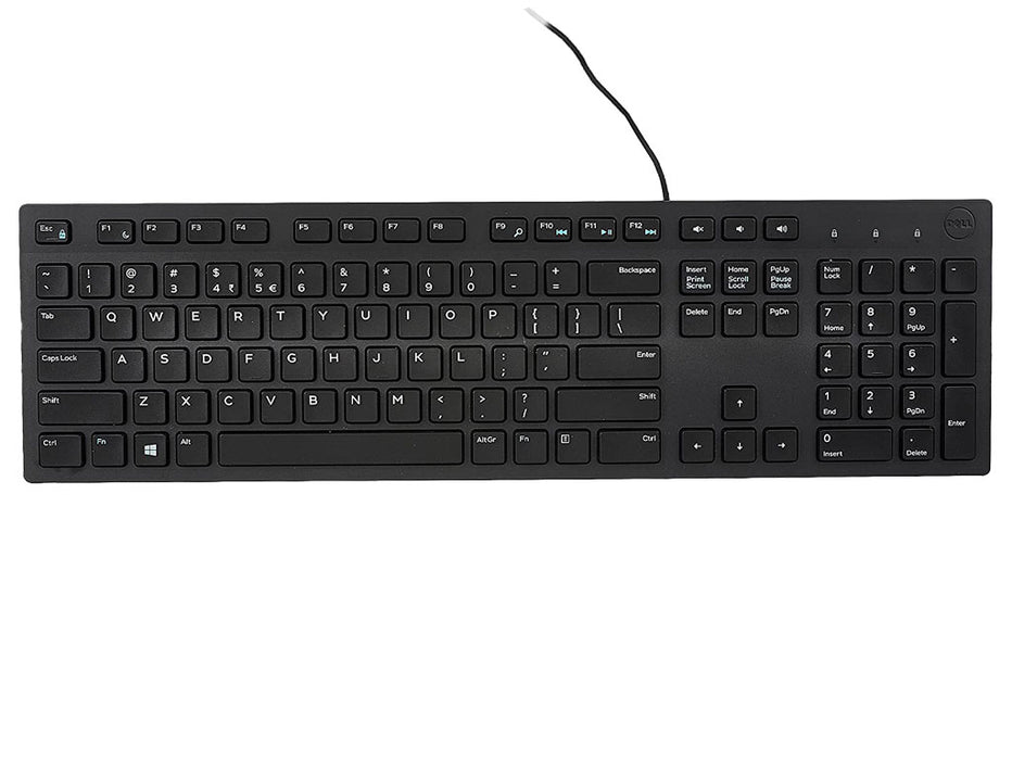 Dell KB216 Multimedia Keyboard Arabic QWERTY Black