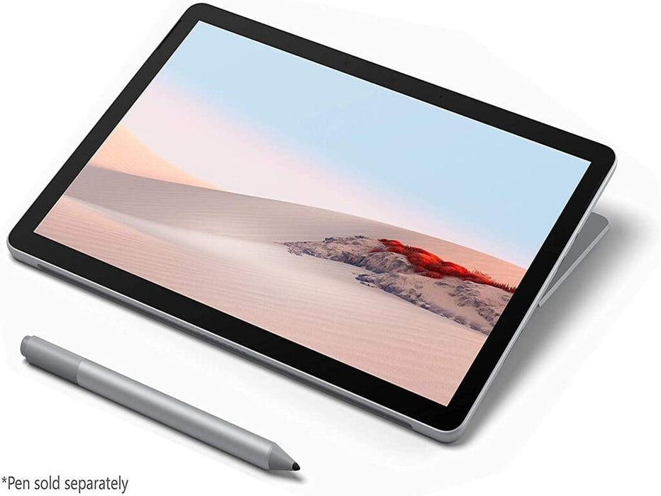Microsoft Surface Go 2 Tablet, Intel M3 CPU, 4GB RAM 64GB, 10.5 Inch HD+ Display, Windows 10 Pro Silver Color | RRX-00001