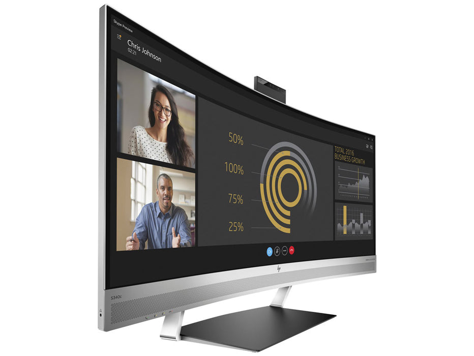 HP EliteDisplay S340c Monitor 24 inch WQHD