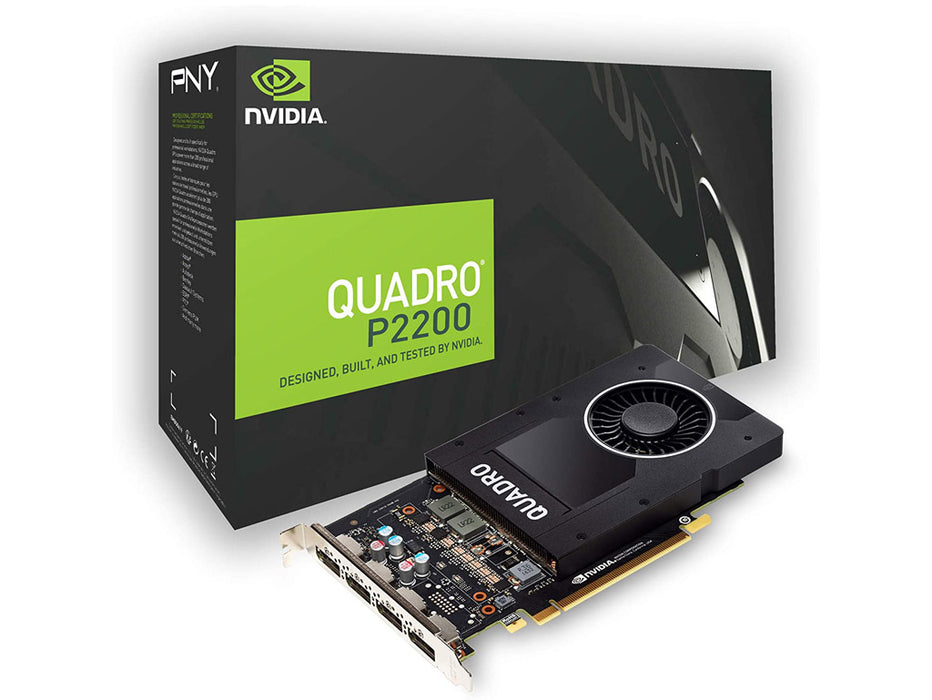 PNY NVIDIA Quadro Graphic Card P2200 5GB 160Bit Single Fan
